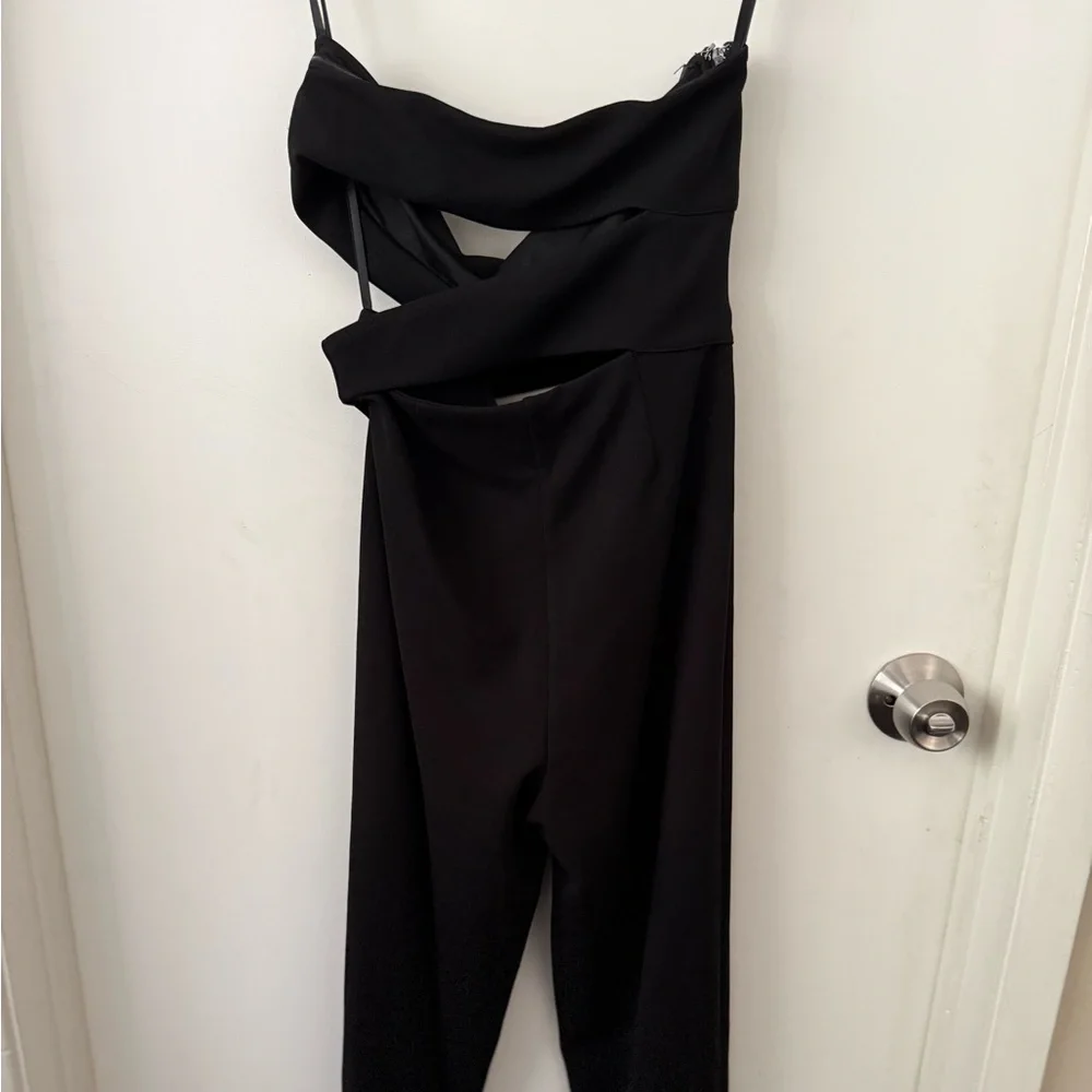Petal & Pup Black Strapless Jumpsuit - Picture 9 of 11
